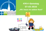 Flyer zum KiKiRi-Samstag: „Mit Jesus im selben Boot“, 07.03.2026.